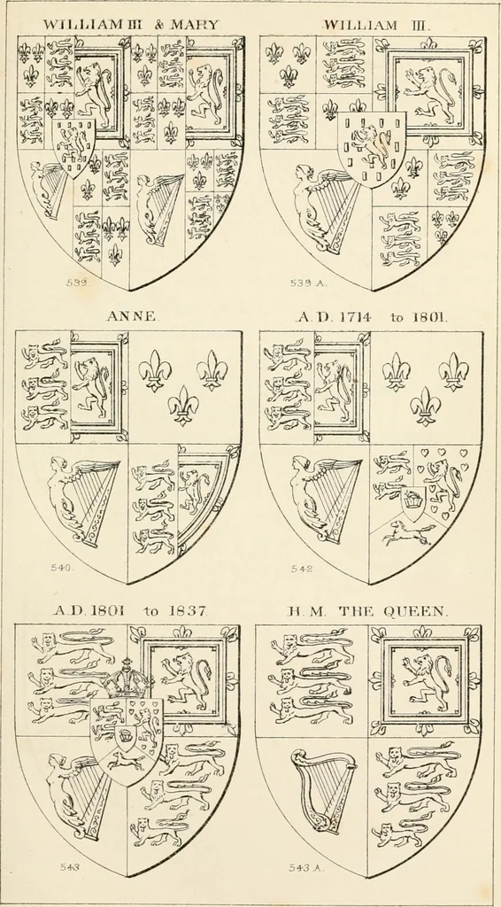 An illustration from Heraldry, historical and popular : with seven hundred illustrations, 1863, leaf 330