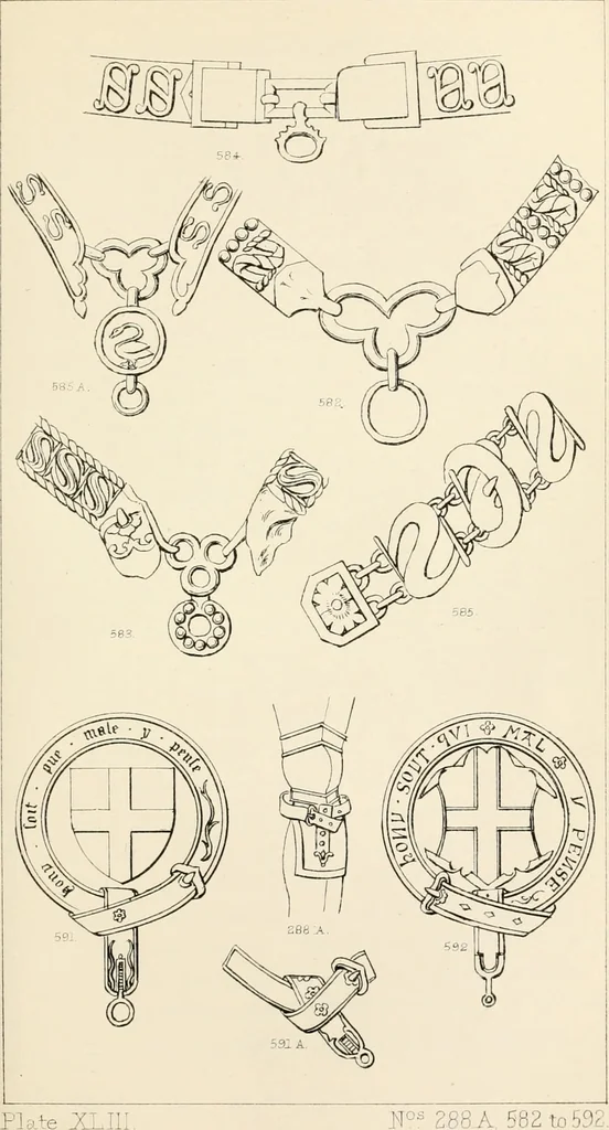 An illustration from Heraldry, historical and popular : with seven hundred illustrations, 1863, leaf 376