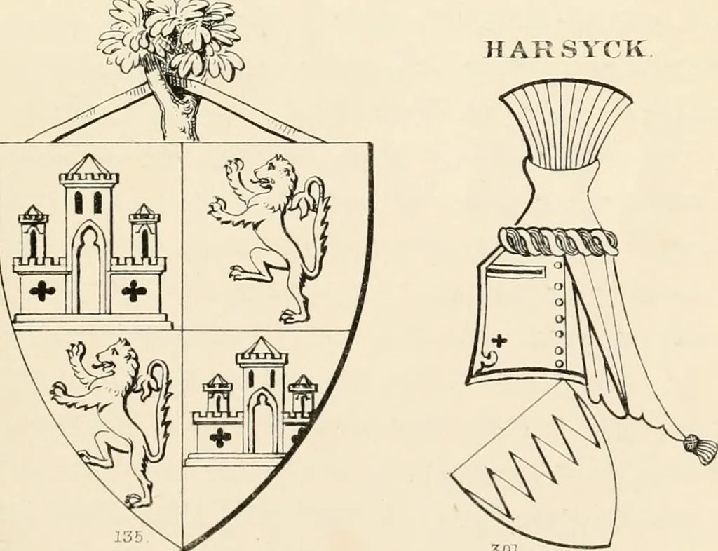 An illustration from Heraldry, historical and popular : with seven hundred illustrations, 1863, leaf 38