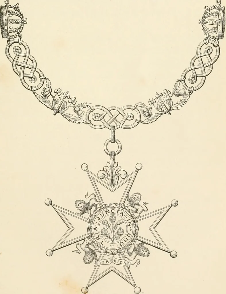 An illustration from Heraldry, historical and popular : with seven hundred illustrations, 1863, leaf 396