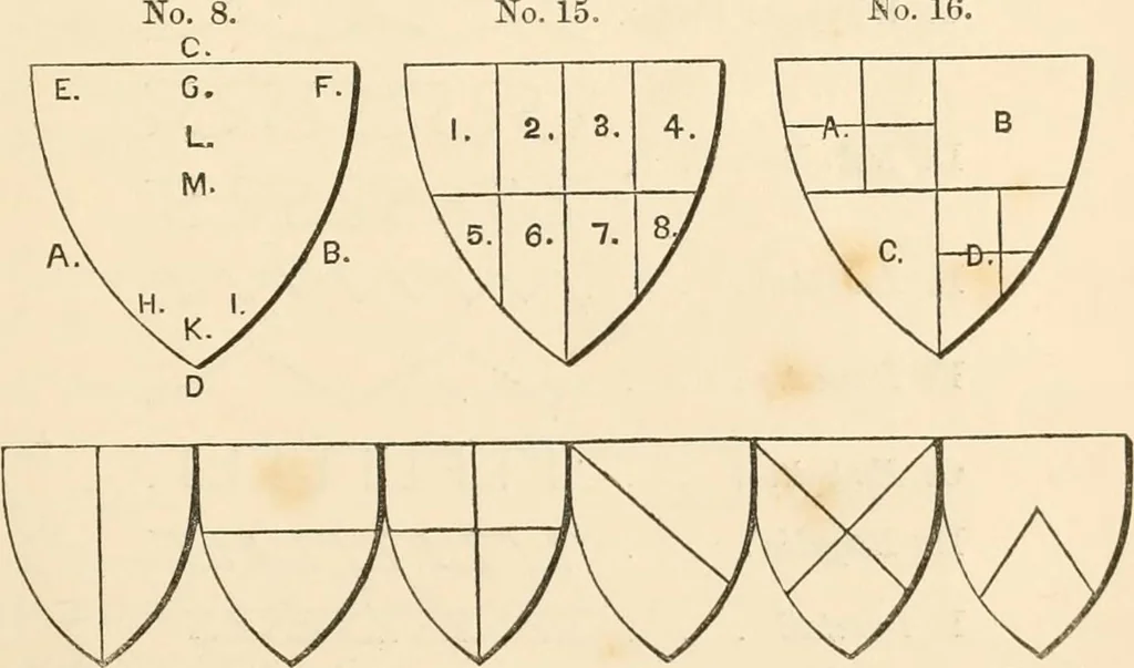 An illustration from Heraldry, historical and popular : with seven hundred illustrations, 1863, leaf 42
