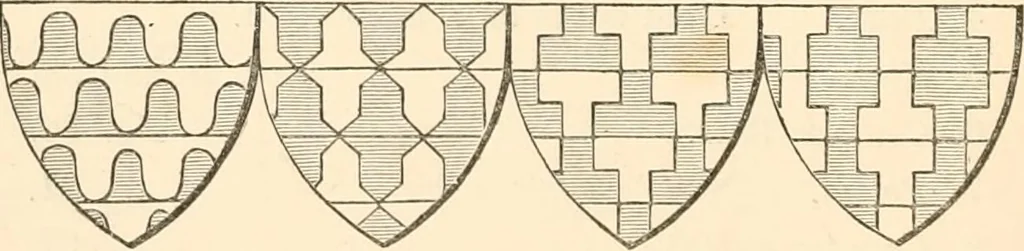 An illustration from Heraldry, historical and popular : with seven hundred illustrations, 1863, leaf 45