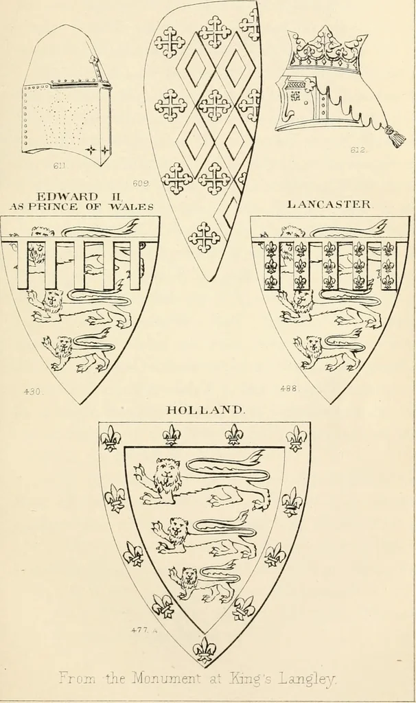 An illustration from Heraldry, historical and popular : with seven hundred illustrations, 1863, leaf 456