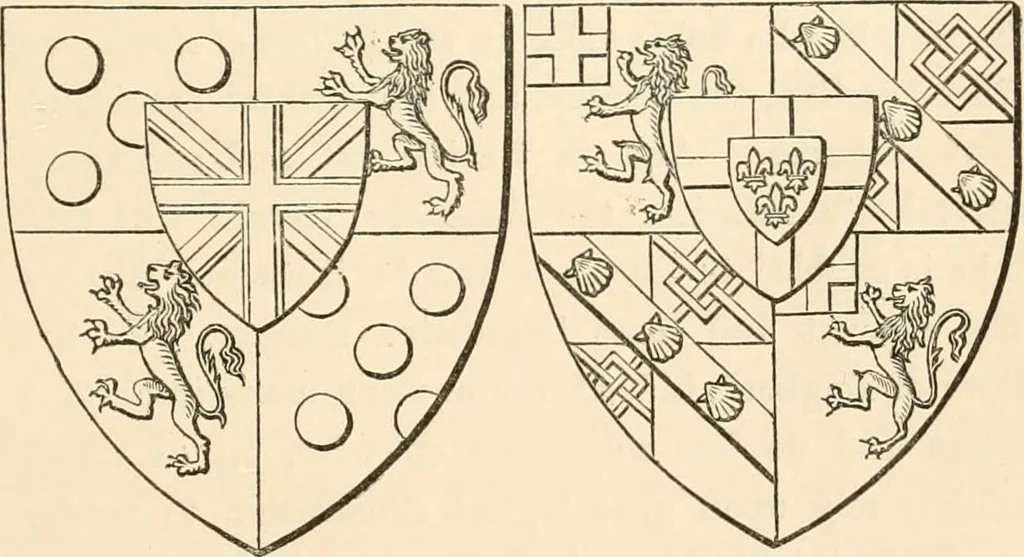 An illustration from Heraldry, historical and popular : with seven hundred illustrations, 1863, leaf 470