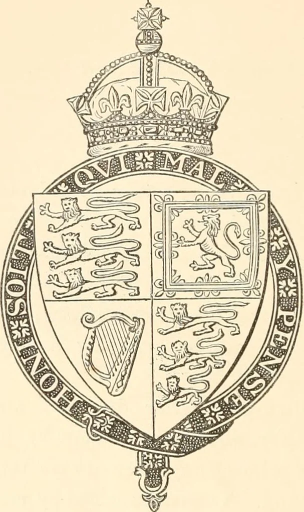 An illustration from Heraldry, historical and popular : with seven hundred illustrations, 1863, leaf 483
