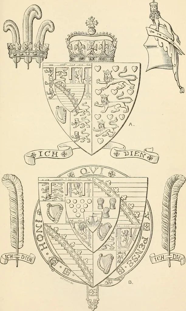 An illustration from Heraldry, historical and popular : with seven hundred illustrations, 1863, leaf 514