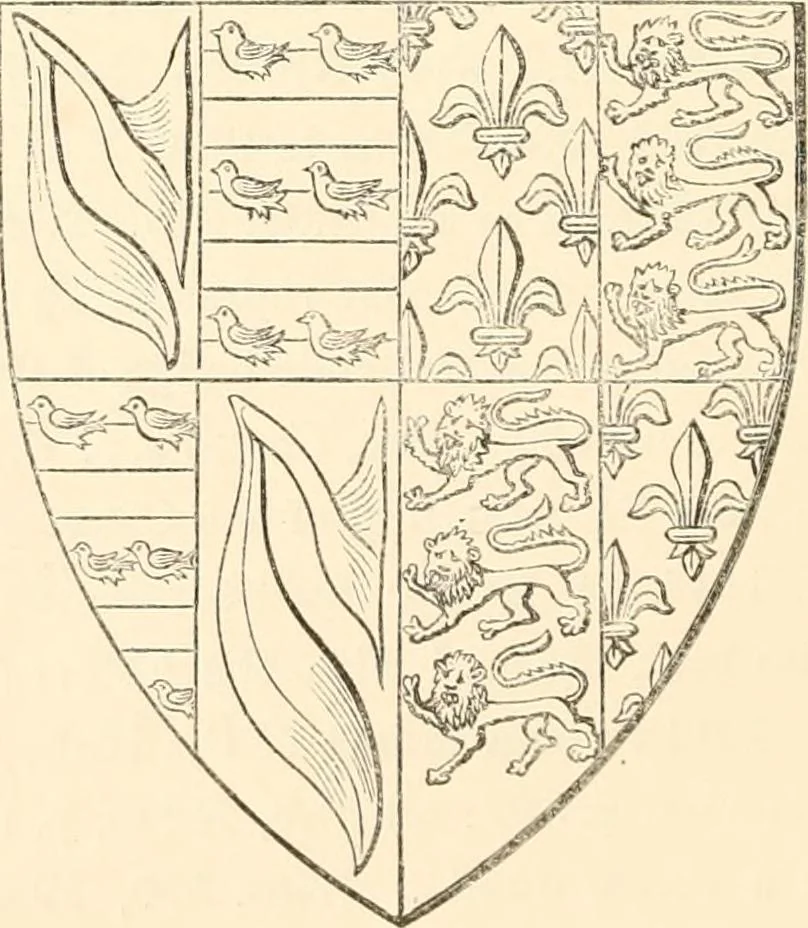 An illustration from Heraldry, historical and popular : with seven hundred illustrations, 1863, leaf 521