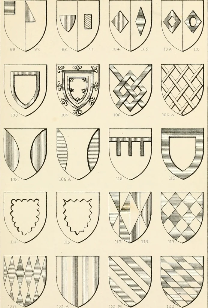 An illustration from Heraldry, historical and popular : with seven hundred illustrations, 1863, leaf 60