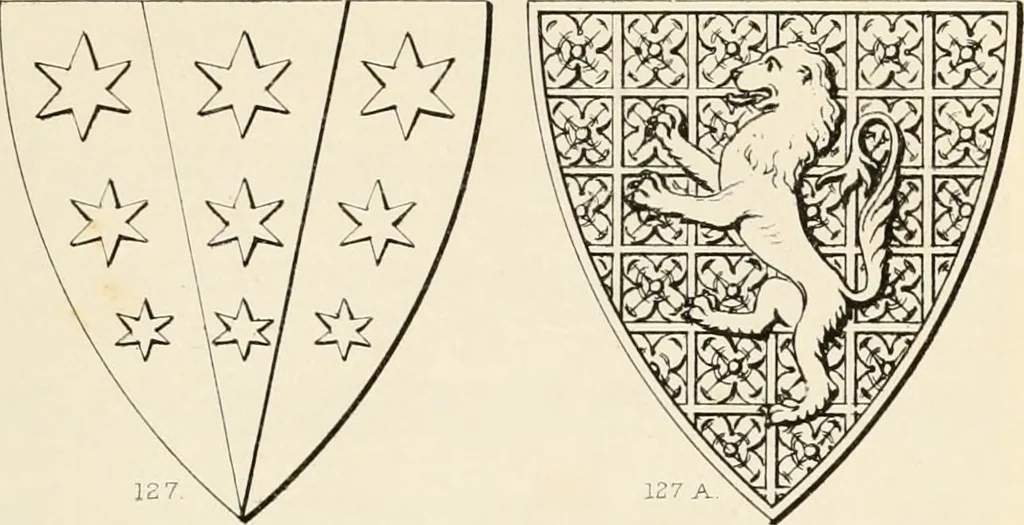An illustration from Heraldry, historical and popular : with seven hundred illustrations, 1863, leaf 70