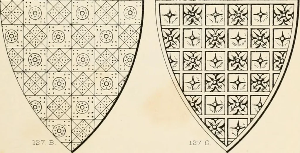 An illustration from Heraldry, historical and popular : with seven hundred illustrations, 1863, leaf 70