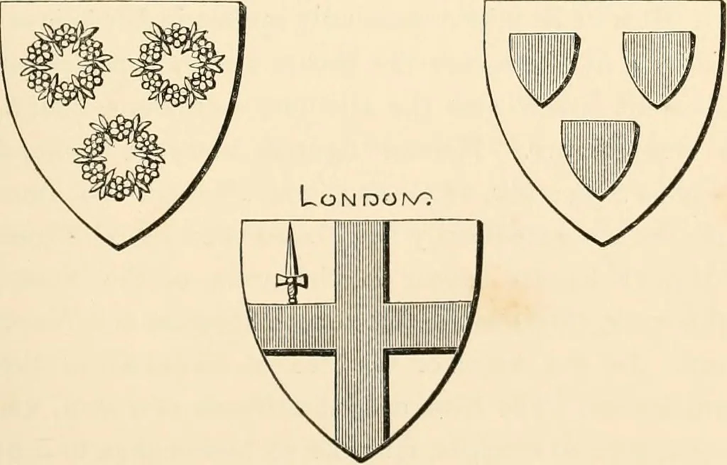 An illustration from Heraldry, historical and popular : with seven hundred illustrations, 1863, leaf 92