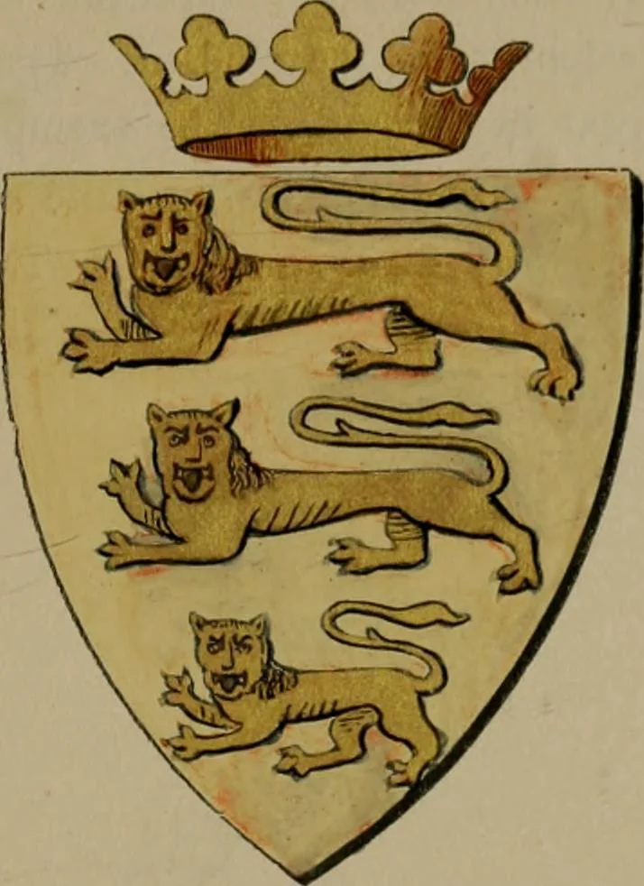 An illustration from Heraldry, historical and popular, 1864, leaf 101