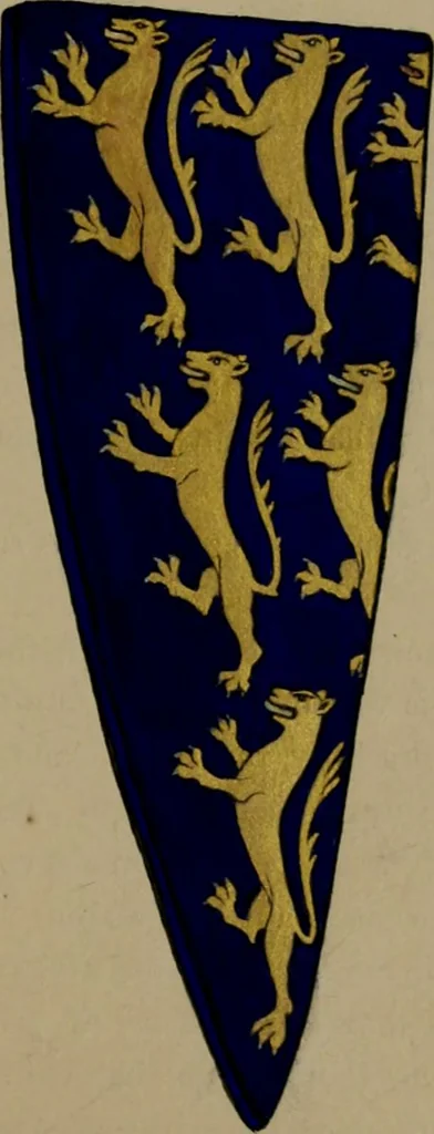 An illustration from Heraldry, historical and popular, 1864, leaf 135