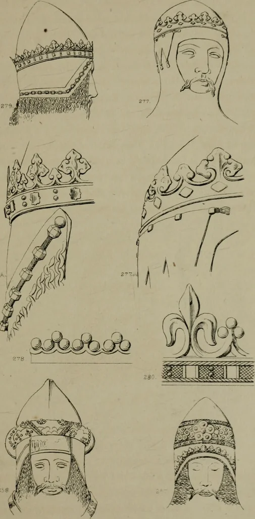 An illustration from Heraldry, historical and popular, 1864, leaf 151