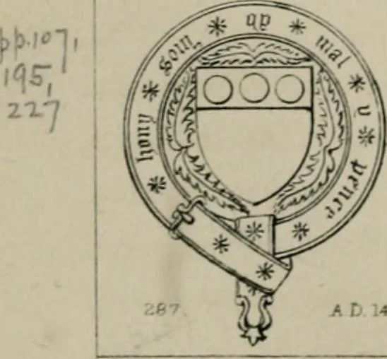 An illustration from Heraldry, historical and popular, 1864, leaf 158