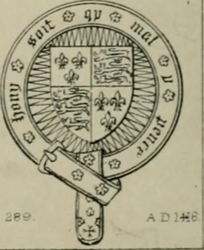 An illustration from Heraldry, historical and popular, 1864, leaf 158