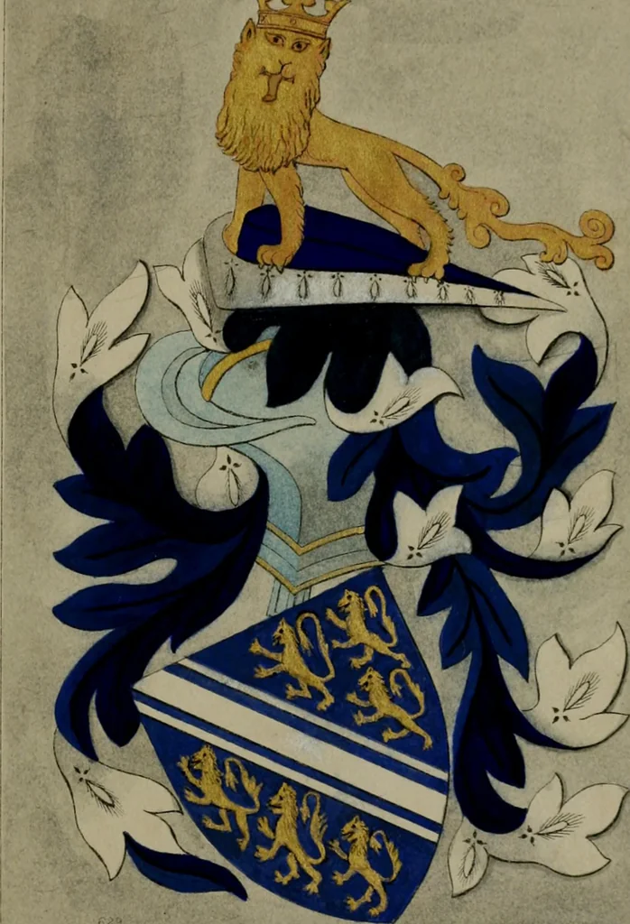 An illustration from Heraldry, historical and popular, 1864, leaf 171