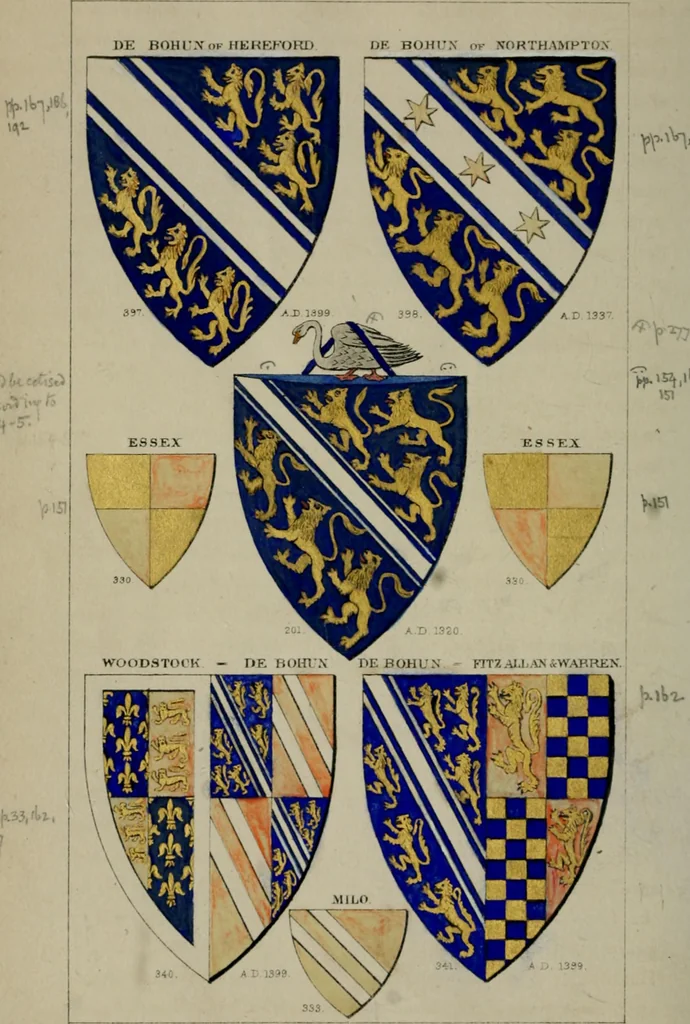 An illustration from Heraldry, historical and popular, 1864, leaf 214