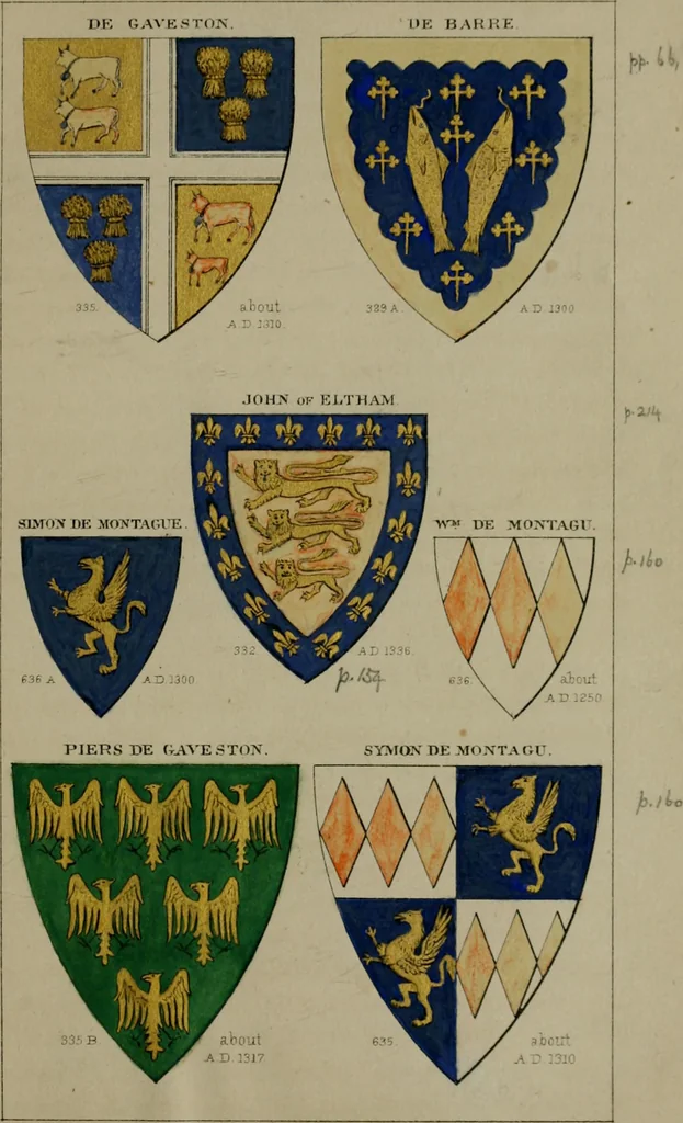 An illustration from Heraldry, historical and popular, 1864, leaf 223