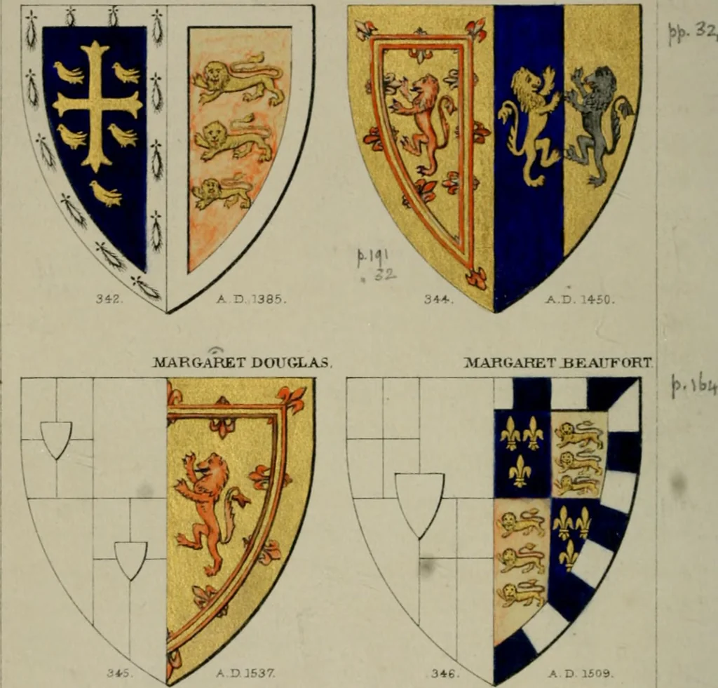 An illustration from Heraldry, historical and popular, 1864, leaf 232