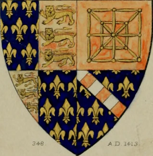An illustration from Heraldry, historical and popular, 1864, leaf 236