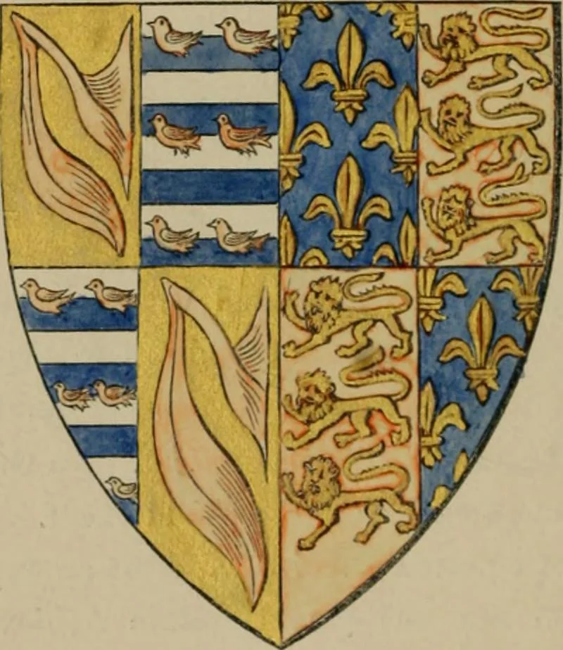 An illustration from Heraldry, historical and popular, 1864, leaf 244