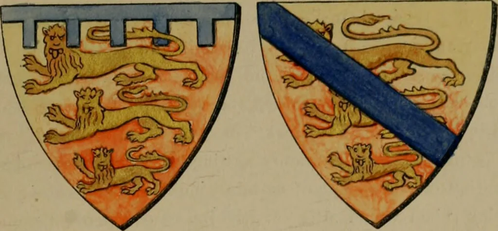An illustration from Heraldry, historical and popular, 1864, leaf 245