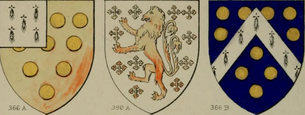 An illustration from Heraldry, historical and popular, 1864, leaf 248