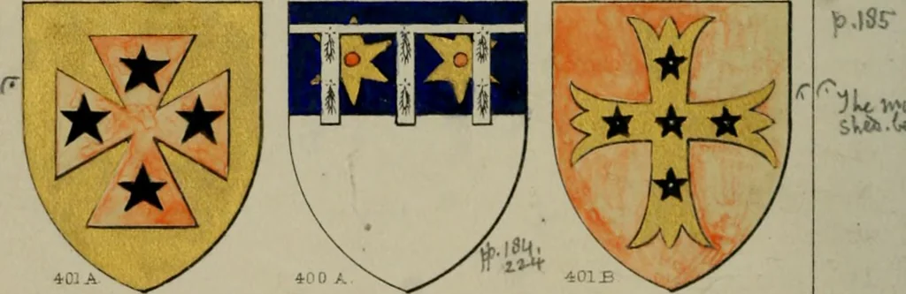 An illustration from Heraldry, historical and popular, 1864, leaf 248