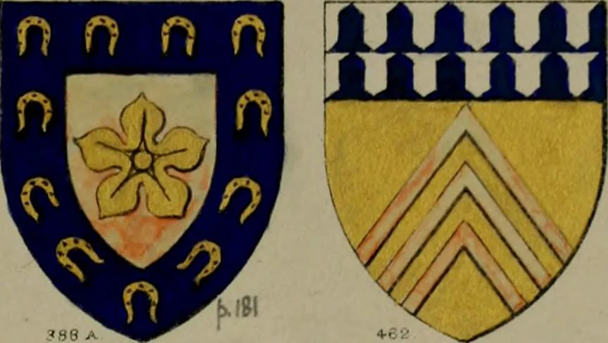 An illustration from Heraldry, historical and popular, 1864, leaf 251