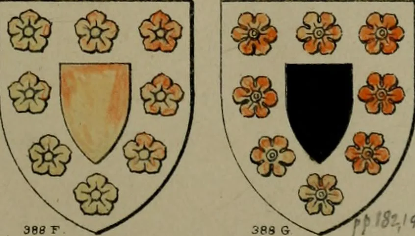 An illustration from Heraldry, historical and popular, 1864, leaf 251