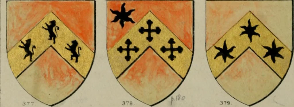 An illustration from Heraldry, historical and popular, 1864, leaf 256