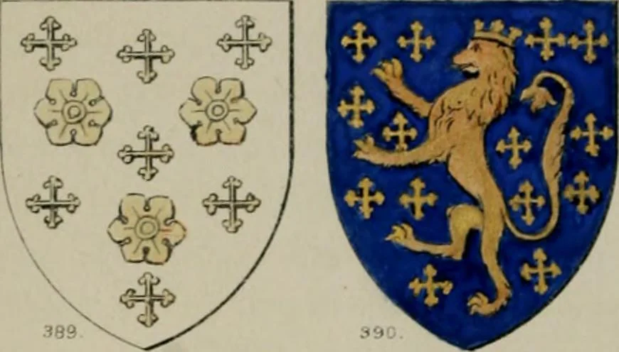 An illustration from Heraldry, historical and popular, 1864, leaf 262