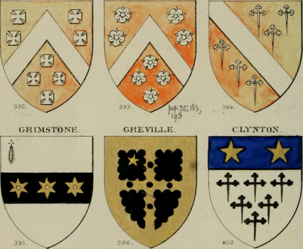 An illustration from Heraldry, historical and popular, 1864, leaf 262