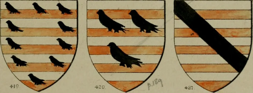 An illustration from Heraldry, historical and popular, 1864, leaf 271