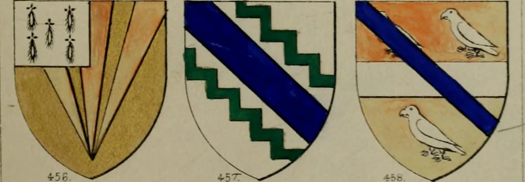 An illustration from Heraldry, historical and popular, 1864, leaf 287