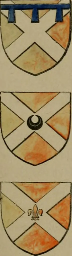 An illustration from Heraldry, historical and popular, 1864, leaf 299