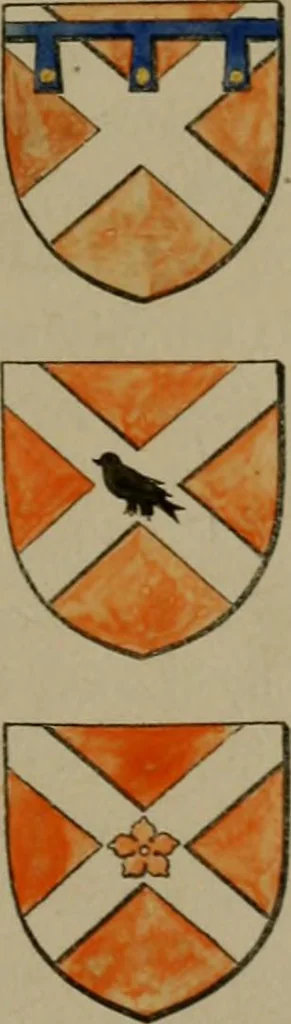 An illustration from Heraldry, historical and popular, 1864, leaf 299