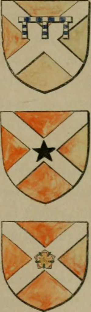 An illustration from Heraldry, historical and popular, 1864, leaf 299