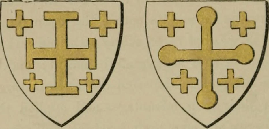 An illustration from Heraldry, historical and popular, 1864, leaf 30