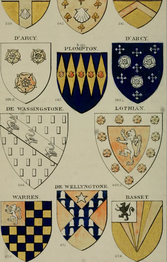 An illustration from Heraldry, historical and popular, 1864, leaf 306