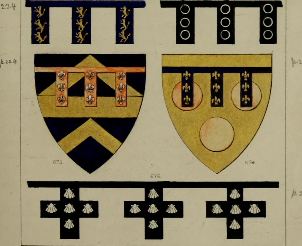 An illustration from Heraldry, historical and popular, 1864, leaf 329