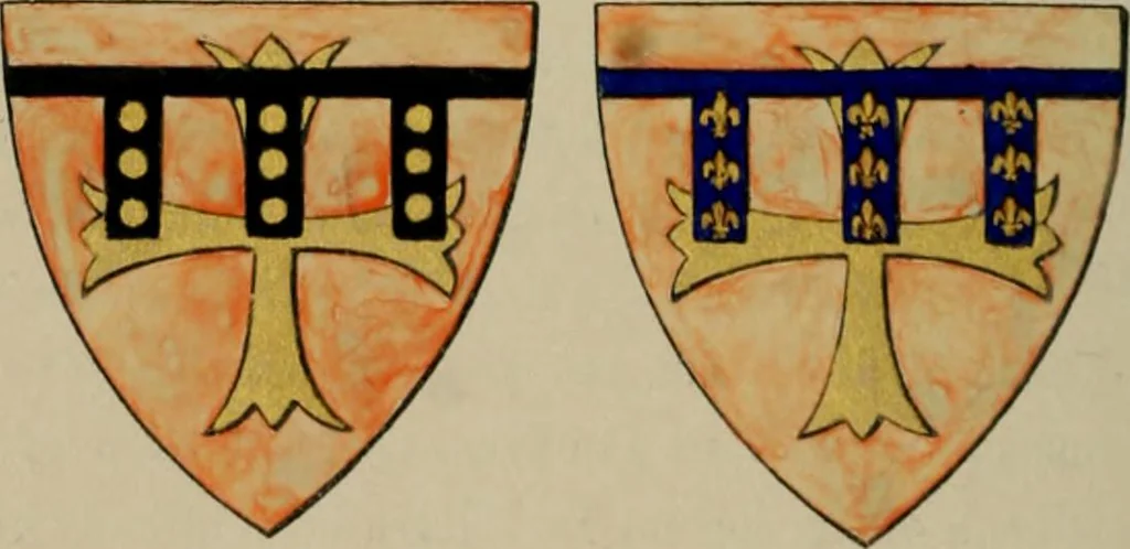 An illustration from Heraldry, historical and popular, 1864, leaf 336