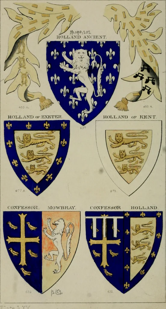 An illustration from Heraldry, historical and popular, 1864, leaf 364