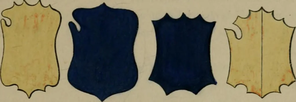 An illustration from Heraldry, historical and popular, 1864, leaf 37