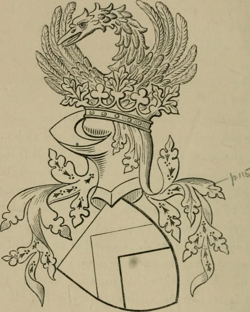 An illustration from Heraldry, historical and popular, 1864, leaf 390