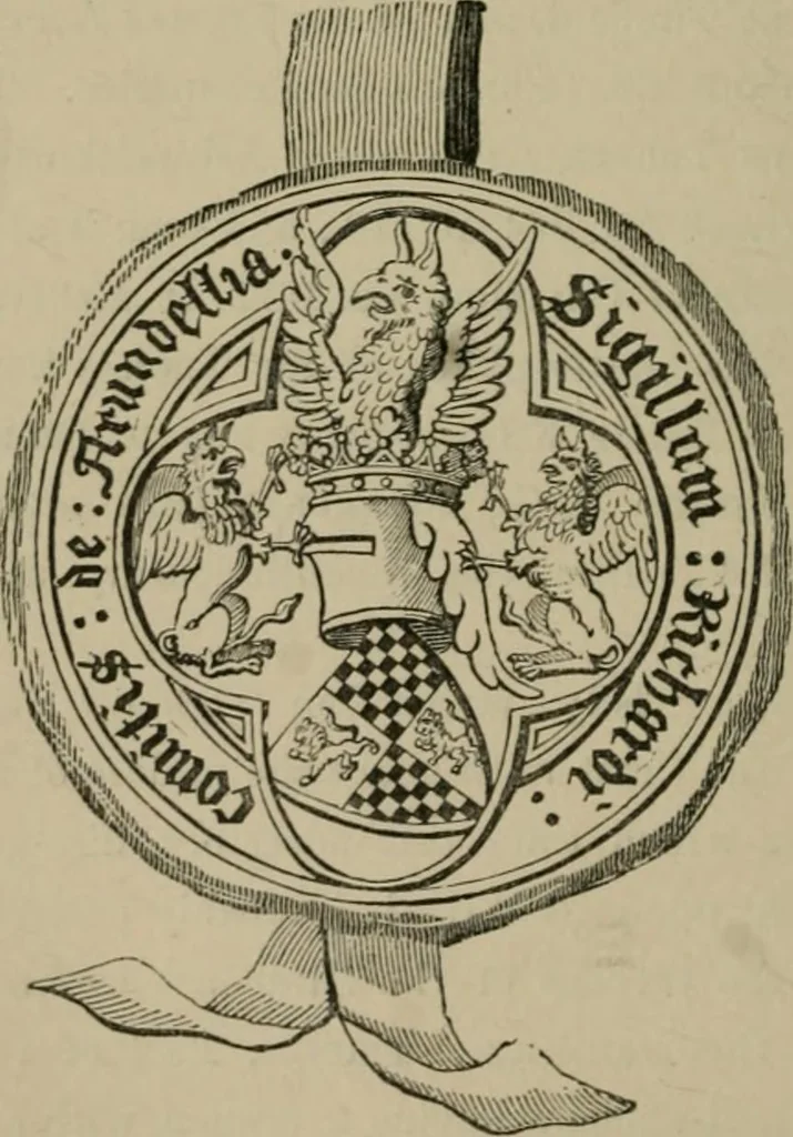 An illustration from Heraldry, historical and popular, 1864, leaf 396