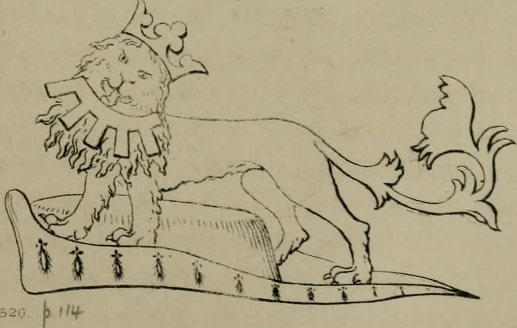 An illustration from Heraldry, historical and popular, 1864, leaf 415