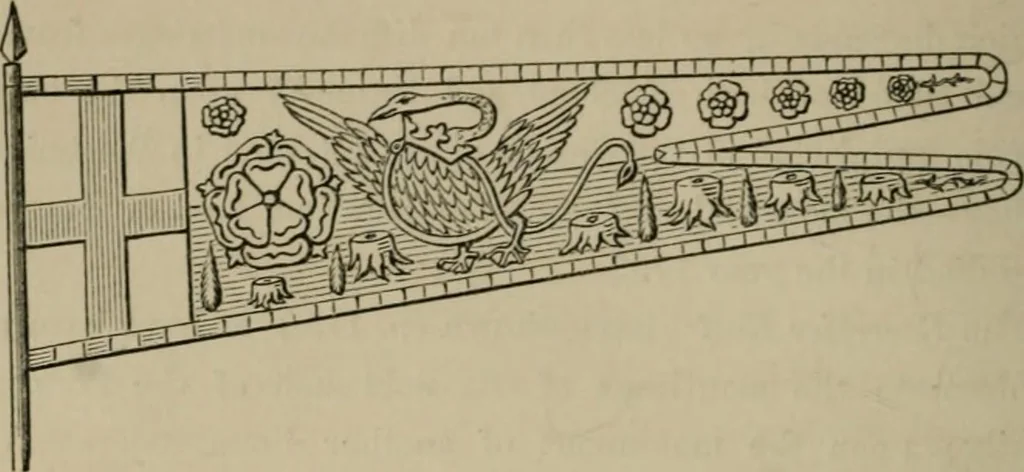 An illustration from Heraldry, historical and popular, 1864, leaf 418