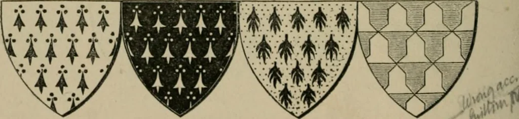 An illustration from Heraldry, historical and popular, 1864, leaf 44